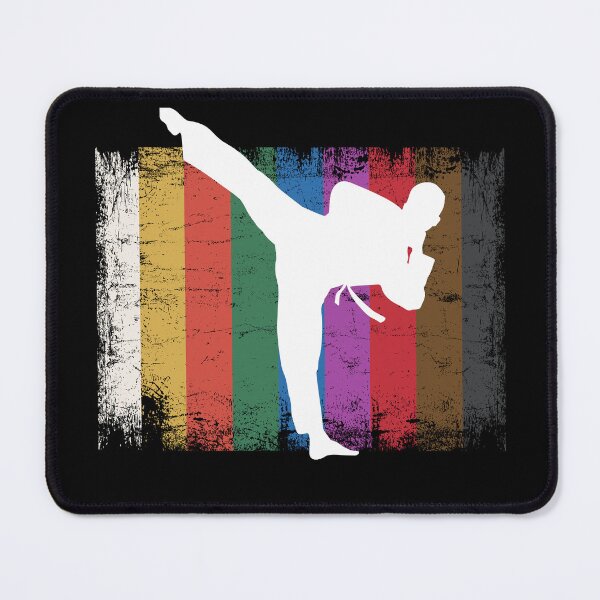 Item preview, Taekwondo Belts Silhouette of Fighter Martial Arts Gift designed and sold by alenaz.
