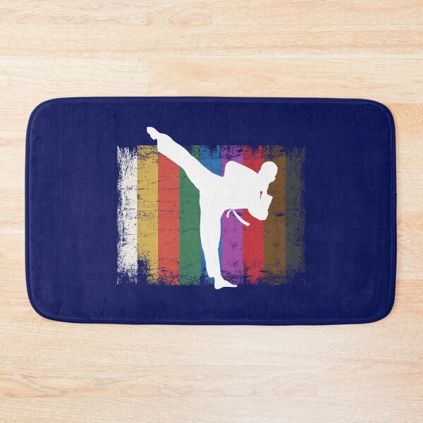 Item preview, Taekwondo Belts Silhouette of Fighter Martial Arts Gift designed and sold by alenaz.