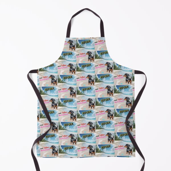Item preview, Cute Dachshund for You to Follow and Keep Calm designed and sold by FreeStyleTrend.