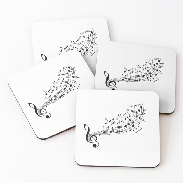 Item preview, Musical notes soaring through the air designed and sold by TaPaVu.