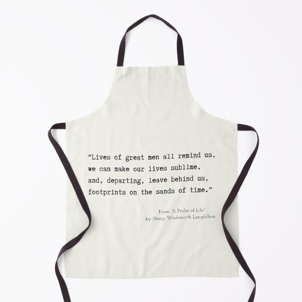 Item preview, A Motivational Poetic Quote from "A Psalm of Life" by Henry Wadsworth Longfellow designed and sold by Poemit.