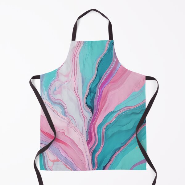 Item preview, Abstract marble texture, can be used as a trendy background for posters, cards, invitations, wallpapers. Turquoise and pink colours. Modern art. Decorative hand painted illustration designed and sold by bvdesignart.