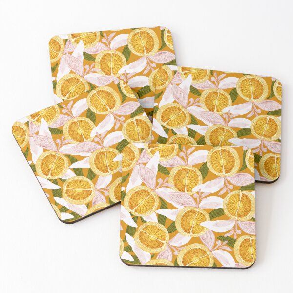 Item preview, Oranges, yellow on orange background designed and sold by Alex  Blud.