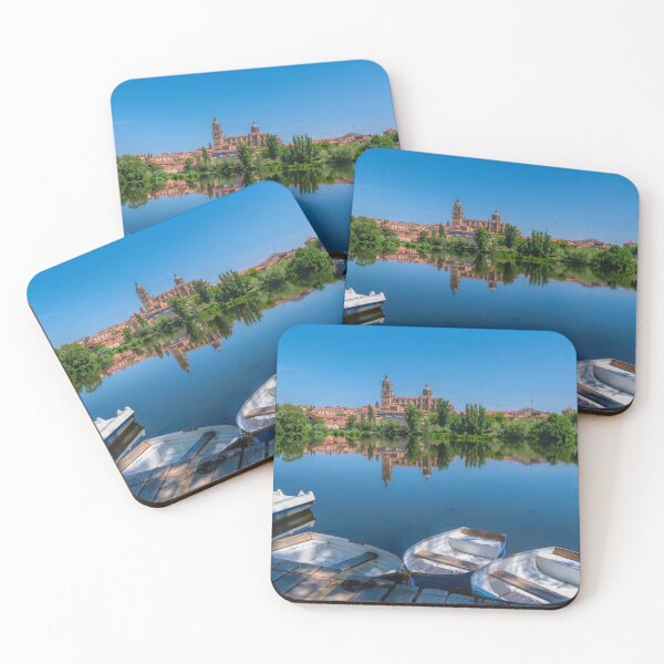 Item preview, Salamanca Spain Cathedral From River with Boats designed and sold by acceleratorhams.