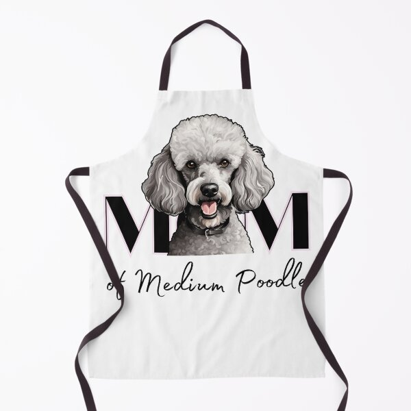 Item preview, Minimalistic aesthetic Mom of white apricot black cream beige medium poodle designed and sold by GoodyPaws.