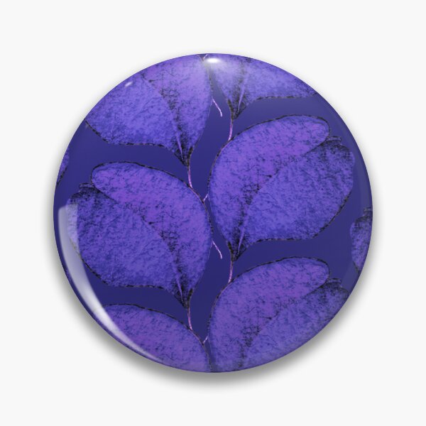 Item preview, Watercolor leaf, Purple on blue background designed and sold by Alex  Blud.