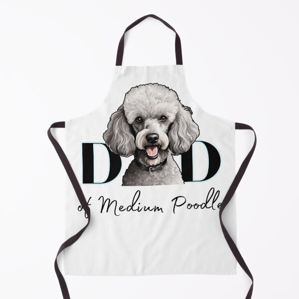 Item preview, Minimalistic aesthetic Dad of white apricot black cream beige medium poodle designed and sold by GoodyPaws.