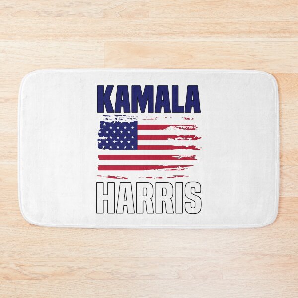 Aperçu de l'œuvre Kamala Harris 2024 Campagne électorale pour la course présidentielle au drapeau américain créée et vendue par HalloweenGift.