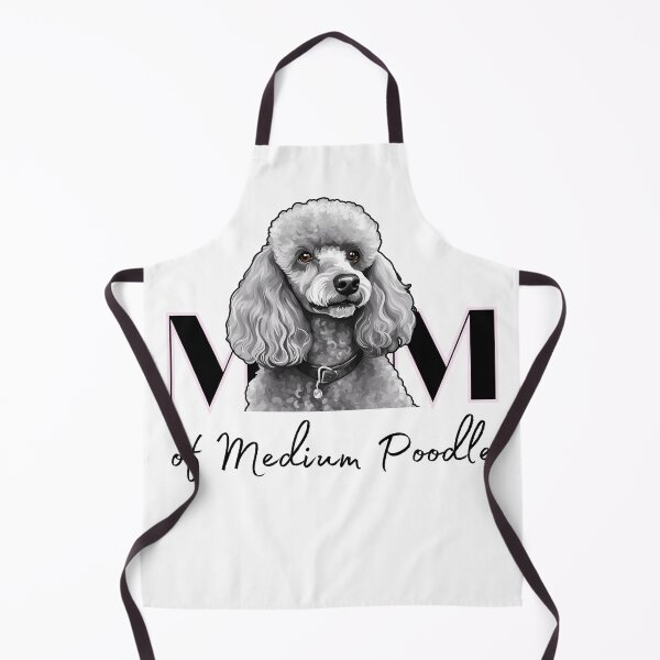 Item preview, Minimalistic aesthetic Mom of white apricot black cream beige medium poodle designed and sold by GoodyPaws.
