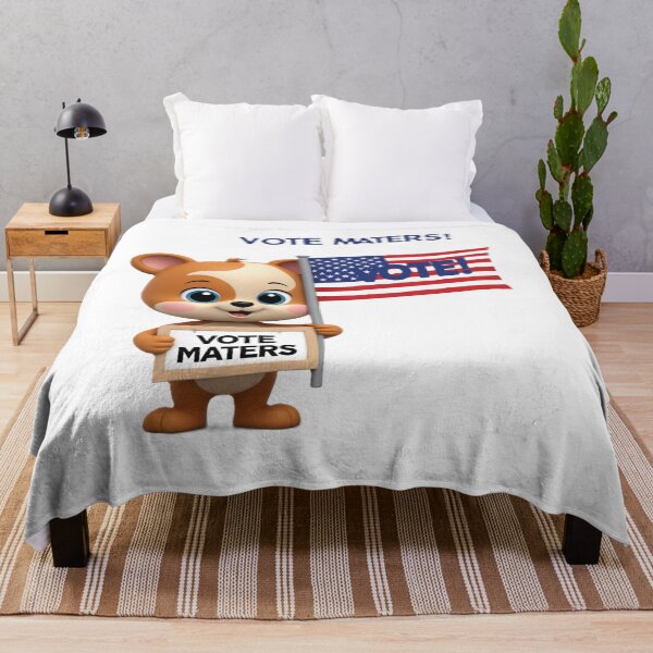 Item preview, "Vote Matters" Election Poster Featuring a Cute Bear designed and sold by merve02shop.