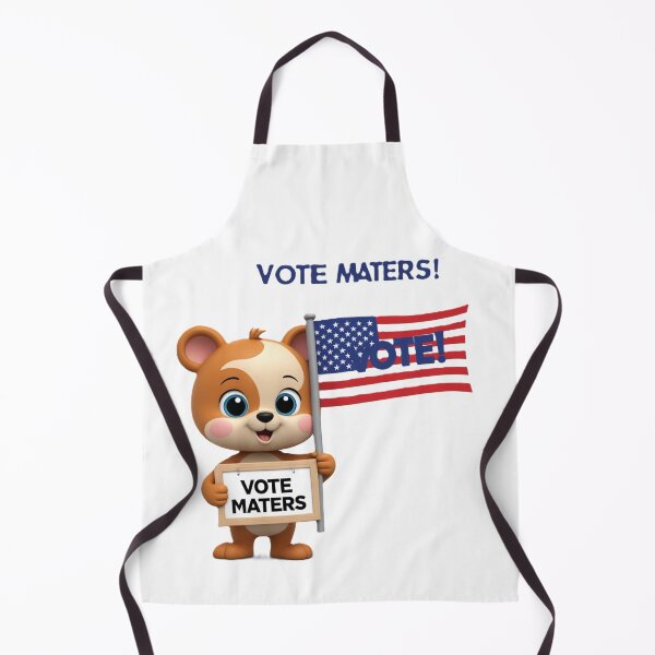 Item preview, "Vote Matters" Election Poster Featuring a Cute Bear designed and sold by merve02shop.