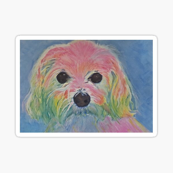 Rainbow Maltese #2 Sticker