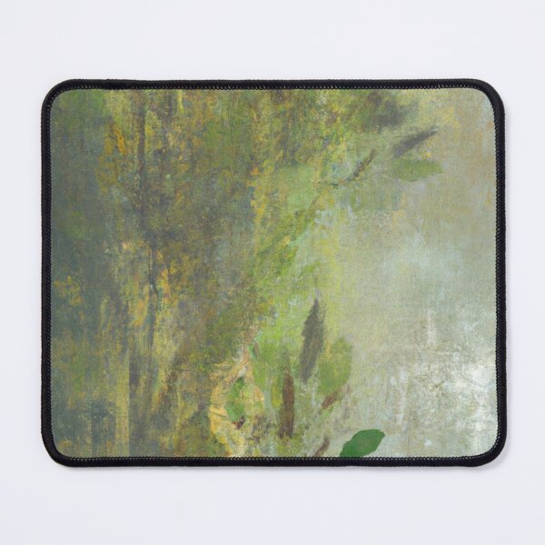 Item preview, Abstract artistic background. Retro, nostalgic, golden brushstrokes. Textured background. Oil on canvas. modern Art. Floral leaves, green, gray, wallpaper, poster, card, mural, carpet, hanging, print designed and sold by bvdesignart.