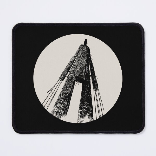 Item preview, The Wicker Man silhouette folk horror white designed and sold by LapinMagnetik.