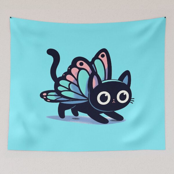 Item preview, Butterfly cat designed and sold by Anna Halasek.