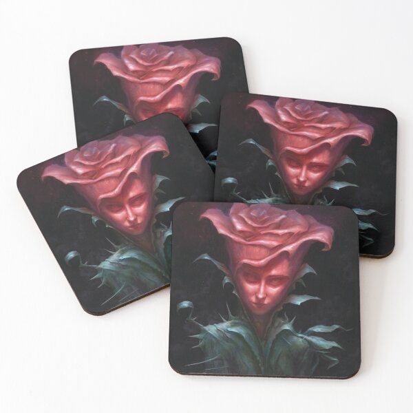 Item preview, Rose-Headed Mystique: Floral Human Portrait	 designed and sold by thomaasa.