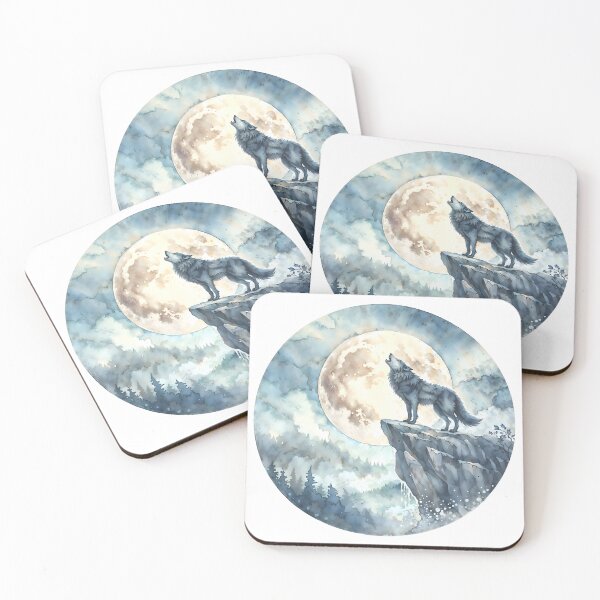 Item preview, Moon Night Wolf designed and sold by RubisLeaf.