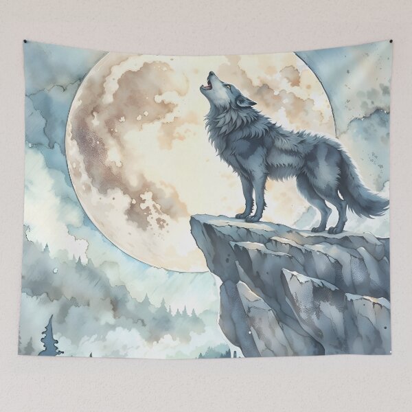 Item preview, Moon Night Wolf designed and sold by RubisLeaf.