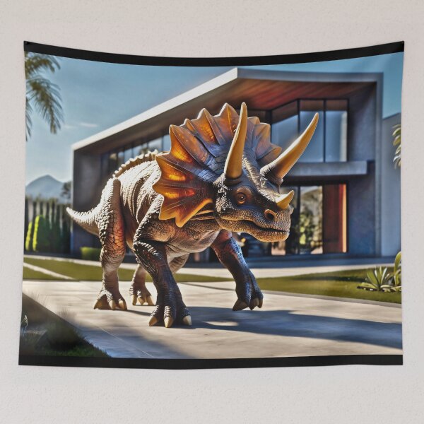 Artikelvorschau, Triceratops entworfen und verkauft von Peter Kraaibeek | Generative Designs and Car Art.