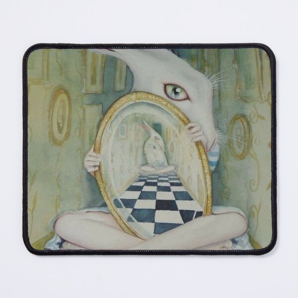 Item preview, Rabbit's Infinite Reflection: Surreal Wonderland designed and sold by thomaasa.