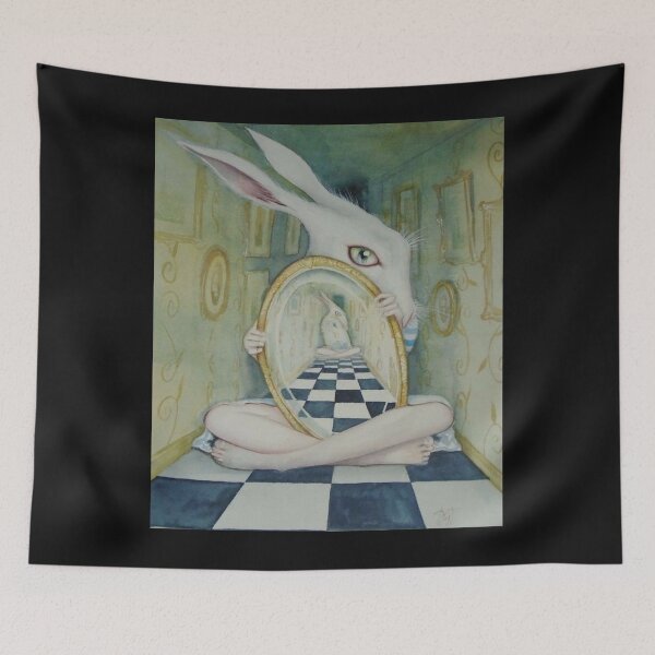 Item preview, Rabbit's Infinite Reflection: Surreal Wonderland	 designed and sold by thomaasa.