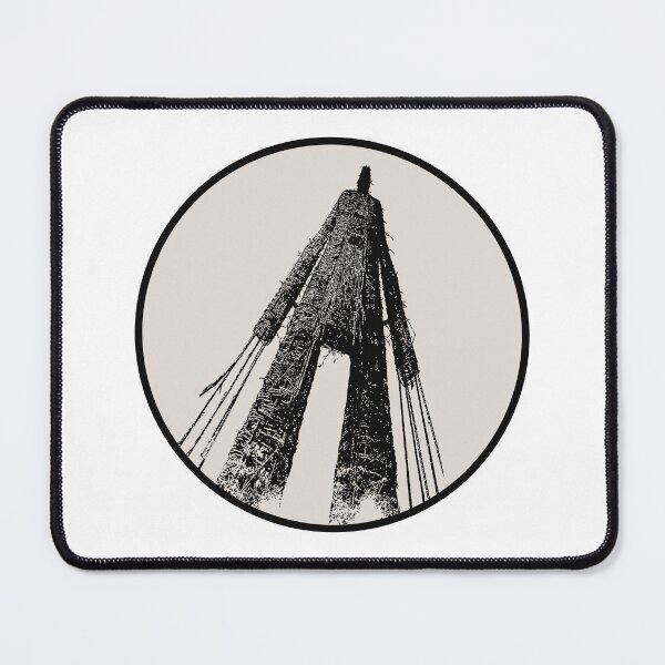 Item preview, The Wicker Man silhouette folk horror black designed and sold by LapinMagnetik.