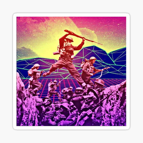 Warrior In A Garden Sticker