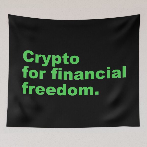 Item preview, Crypto for financial freedom. designed and sold by zzz888.