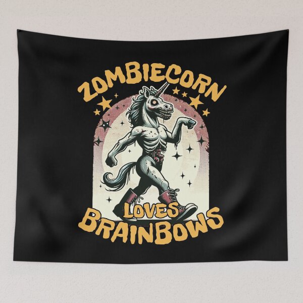 Item preview, Zombie Unicorn Halloween Scary Unicorns designed and sold by LuminOrb.