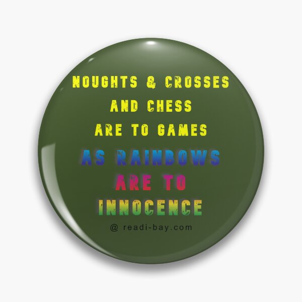 Item preview, Noughts n Crosses - Chess - Rainbows designed and sold by AlienAlmanac.