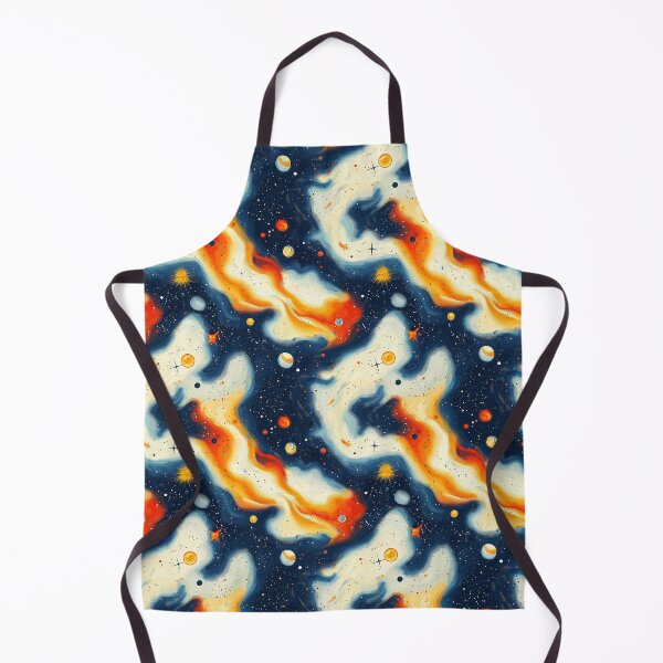 Item preview, Retro space pattern with stars, planets and nebula designed and sold by Hamish Davies.