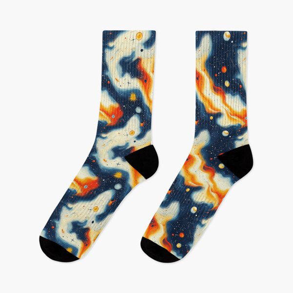 Item preview, Retro space pattern with stars, planets and nebula designed and sold by Hamish Davies.