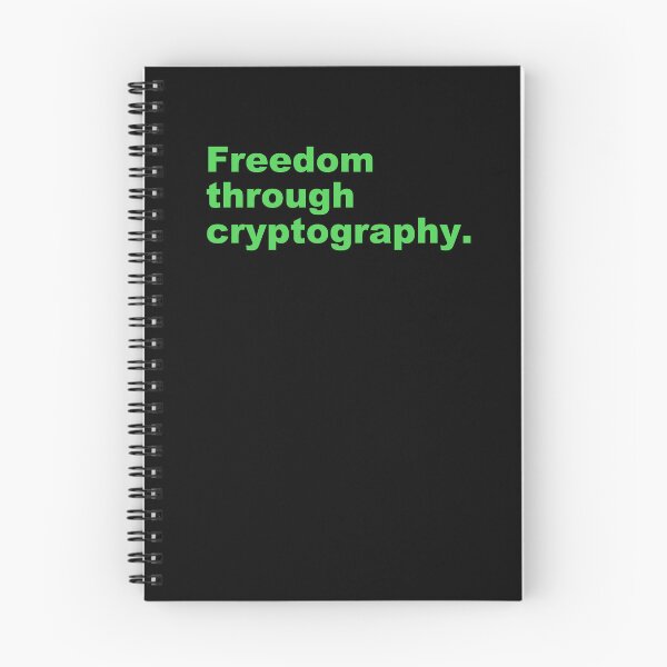 Item preview, Freedom through cryptography. designed and sold by zzz888.
