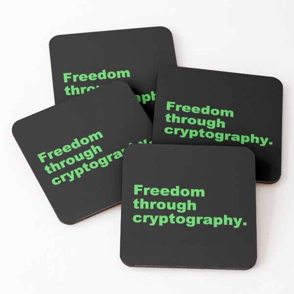 Item preview, Freedom through cryptography. designed and sold by zzz888.