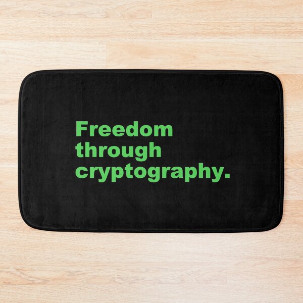Item preview, Freedom through cryptography. designed and sold by zzz888.