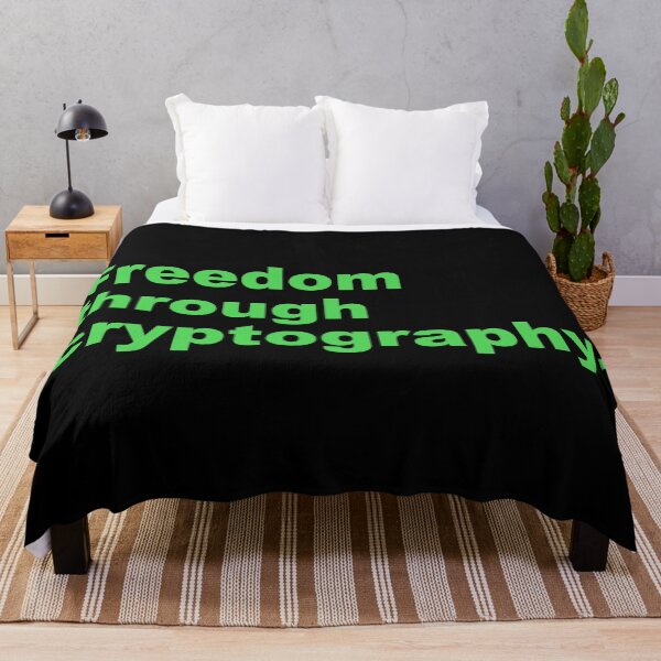 Item preview, Freedom through cryptography. designed and sold by zzz888.