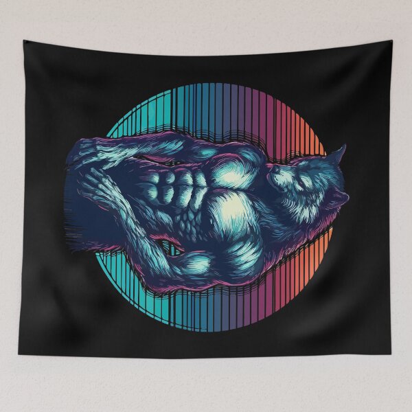 Item preview, Retro Werewolf designed and sold by TomFrontierArt.