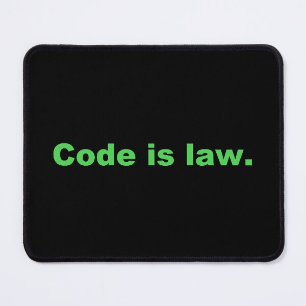 Item preview, Code is law. designed and sold by zzz888.