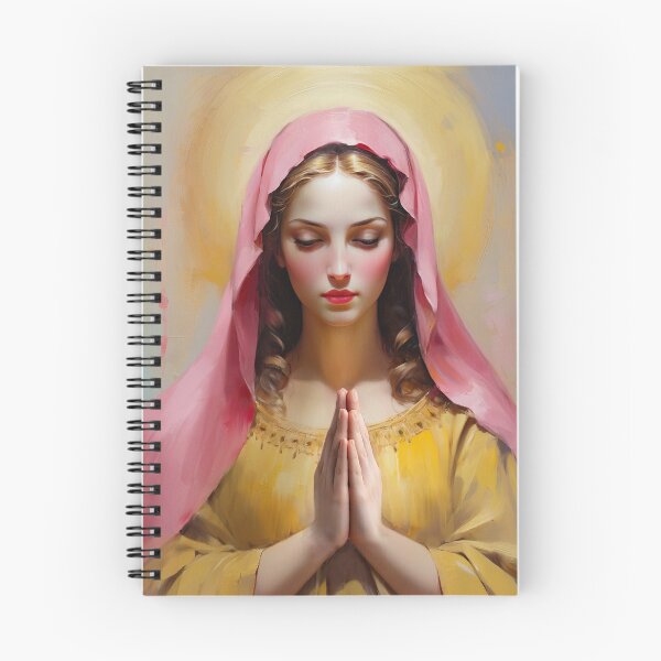 Item preview, Holy Mary, Saint Mary, Extremely Beautiful Oil Impasto Painting 10 designed and sold by VarnaChitra.