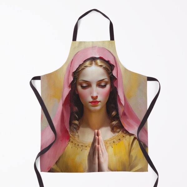 Item preview, Holy Mary, Saint Mary, Extremely Beautiful Oil Impasto Painting 10 designed and sold by VarnaChitra.