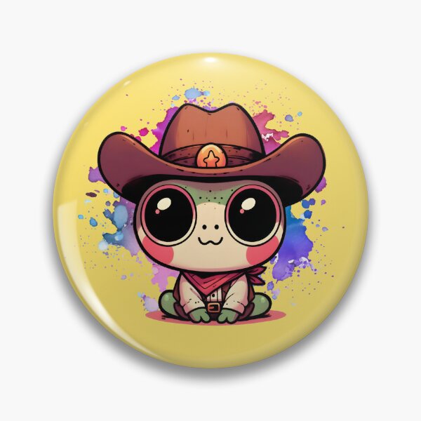 Item preview, Cowboy frog designed and sold by Anna Halasek.