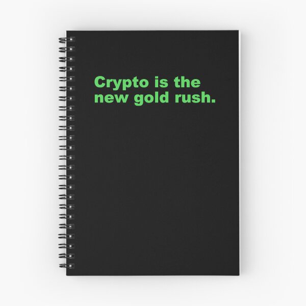Item preview, Crypto is the new gold rush. designed and sold by zzz888.
