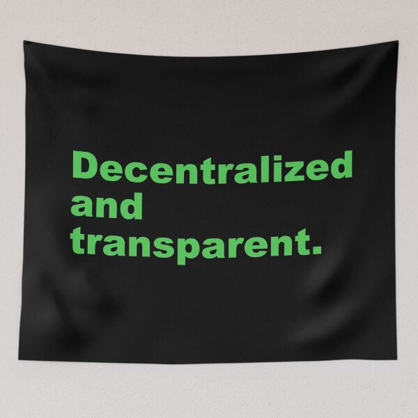 Item preview, Decentralized and transparent. designed and sold by zzz888.