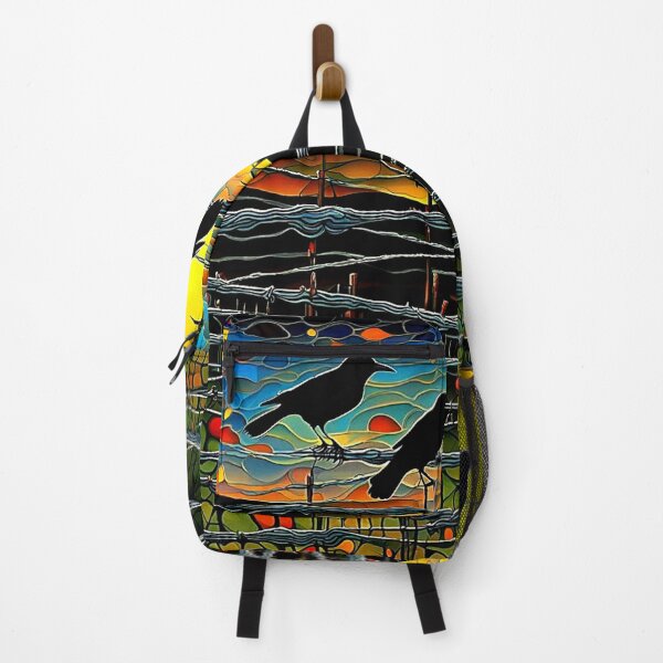 Item preview, Crows on wire fence 3 designed and sold by George Hutton Hunter.