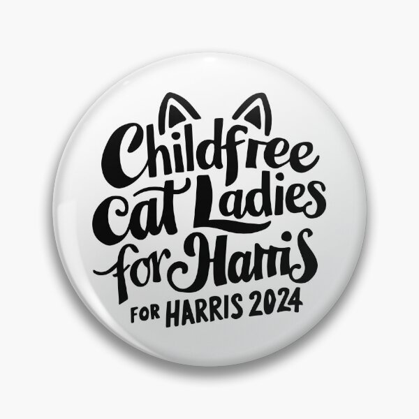 Item preview, Childfree Cat Ladies for Harris Typography Design designed and sold by ZedOhEe.