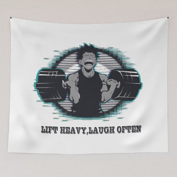 Item preview, Lift heavy,laugh often gym and fitness in male version design  designed and sold by RAZ1995.