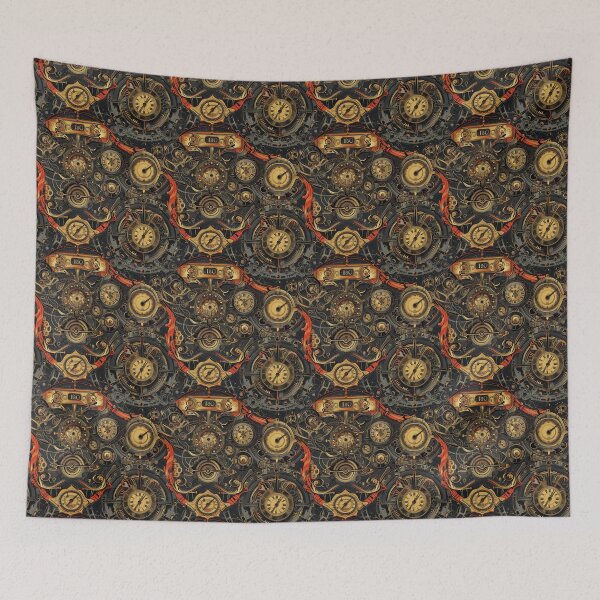 Item preview, Steampunk Mechanism Pattern designed and sold by teahaze.