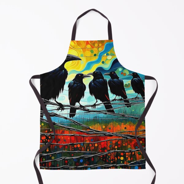 Item preview, Crows on wire fence 4 designed and sold by George Hutton Hunter.