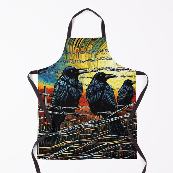 Item preview, Crows on wire fence 2 designed and sold by George Hutton Hunter.