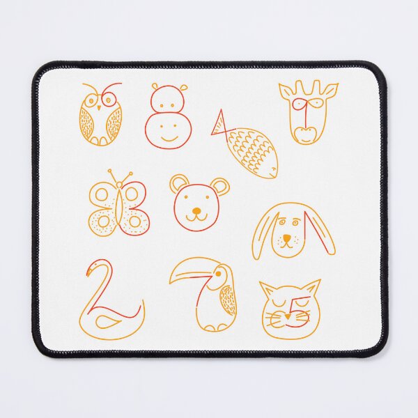 Item preview, Number Zoo - The Complete Set in Orange designed and sold by TessaPeartree.